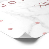 Poster PixDezines Faux Rose Gold/do-it-yourself #CÉRÉMONI (Coin)