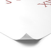 Poster PixDezines Faux Rose Gold/#UNPLUGGED (Coin)