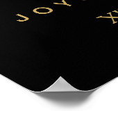 Poster PixDezines MARBLE+FAUX GOLD SCRIPT/BIENVENUE (Coin)
