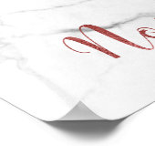 Poster PixDezines Marbre/Faux Rose Gold #Babyshower Welco (Coin)