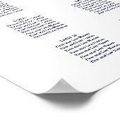 Poster PixDezines Marine Moderne Calligraphie, Seating Ch (Coin)