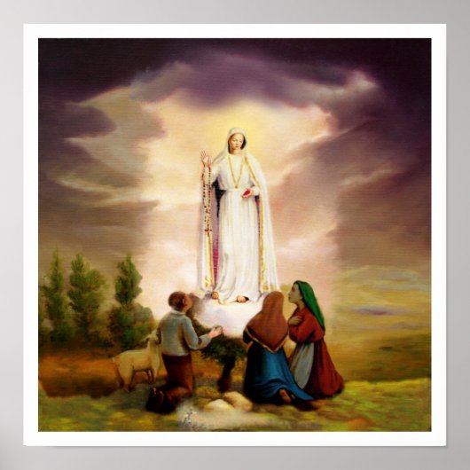 Poster PixDezines Notre Dame de Fatima (Devant)