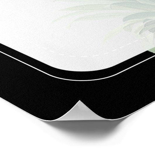 Poster PixDezines Pineapples Seating Chart/do-it-yourself (Coin)