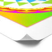 Poster PixDezines Sri Yantra/Méditation/Chakra (Coin)