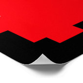 Poster Pixel Apple 80s Retro Arcade jeu vidéo Halloween (Coin)