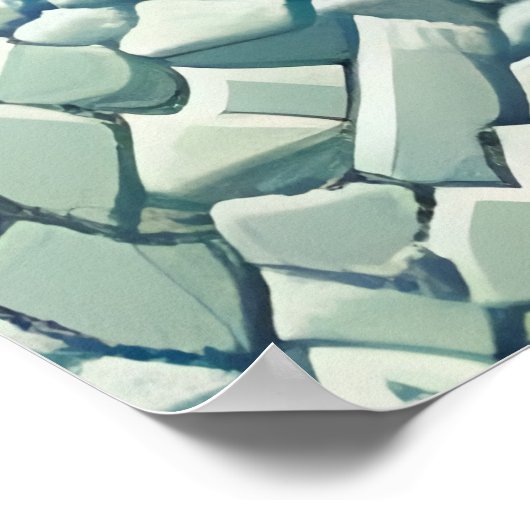 Poster Pixel art, Viking ville forêt rivière | Art AI (Coin)