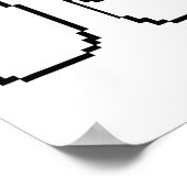 Poster Pixel Ghost Eyes Halloween Game Group Costume (Coin)