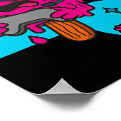 Poster Pixel Rage Gamer Popsicle Funny Melting Ice Cream  (Coin)