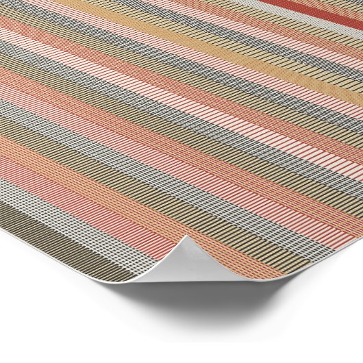 Poster Pixelated Mathematical Pattern  (Coin)