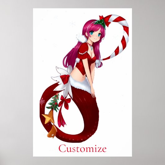 Poster Pixie de Noël Mermaid Thunder_Cove (Devant)