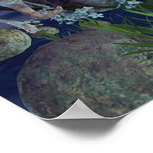 Poster Pixie Power Moon Argent (Coin)