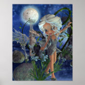Poster Pixie Power Moon Argent (Devant)