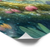 Poster Pixie sous la pluie (Coin)