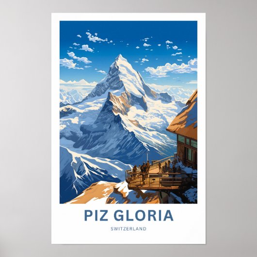 Poster Piz Gloria Suisse Imprimer (Devant)