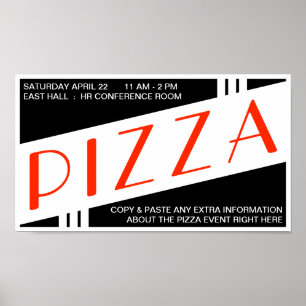 Poster pizza