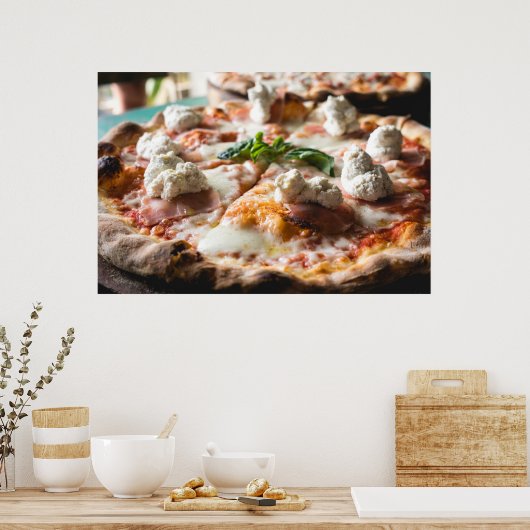 Poster Pizza (Keuken)