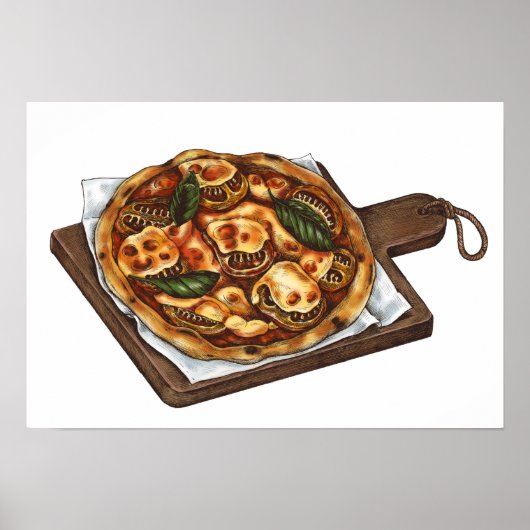 Poster Pizza (Devant)