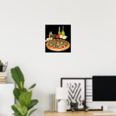Poster Pizza (Thuiskantoor)