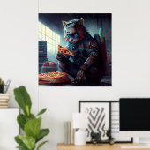 Poster Pizza (Bureau à domicile)
