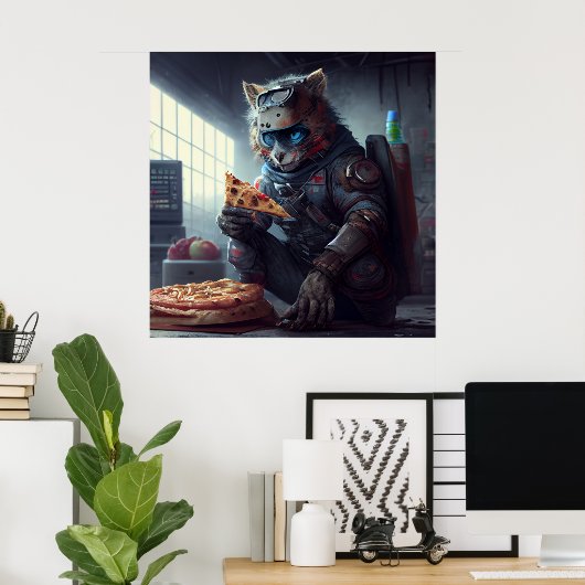 Poster Pizza (Bureau à domicile)