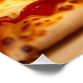 Poster Pizza au fromage (Coin)