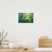 Poster Pizza break (Cuisine)