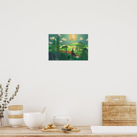 Poster Pizza break (Cuisine)