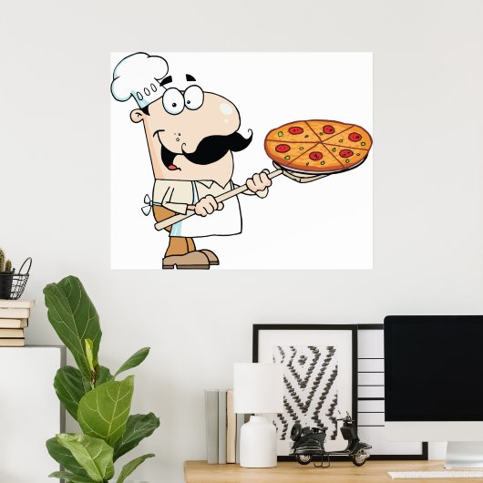 Poster Pizza Cook (Bureau à domicile)