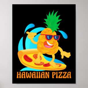 Poster Pizza D'Ananas Pizza Hawaiienne Pizza Ananas Sur P