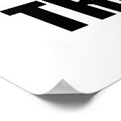 Poster Pizza des abdominaux (Coin)