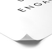 Poster Pizza et vin La partie d'engagement parfaite (Coin)