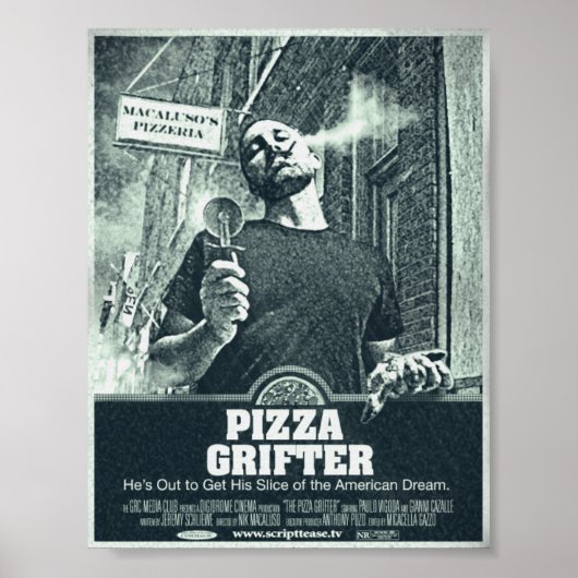 Poster PIZZA GRIFTER (Voorkant)