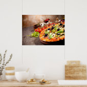 Poster pizza italienne fraîche (Cuisine)