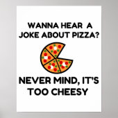 Poster Pizza Joke (Devant)