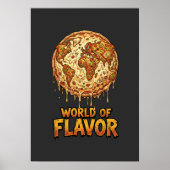 Poster Pizza Overload Planet (Devant)