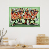 Poster Pizza Party (Keuken)