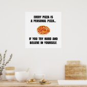 Poster Pizza personnelle (Cuisine)