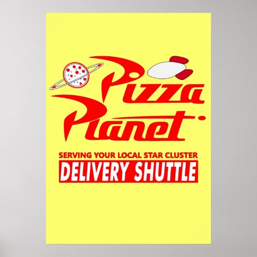 Poster Pizza Planet (Devant)