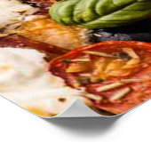 Poster Pizza rassemble les gens cuisine de motivation (Coin)