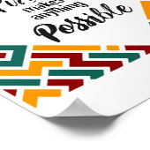 Poster Pizza rend tout possible (Coin)