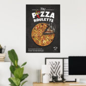 Poster Pizza Roulette (Thuiskantoor)