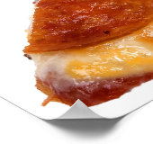 Poster Pizza tranchée de SlipperyJoe's pepperoni fromage (Coin)