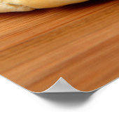 Poster Pizza végétale gourmande (Coin)