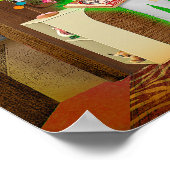 Poster Pizza Zucchini (Coin)