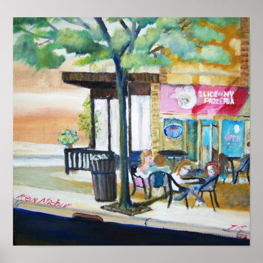 Poster Pizzeria De New York (Devant)