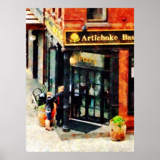 Poster Pizzeria de New York (Devant)