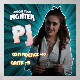 Poster PJ   Caractère de film inférieur   Gay sans talent