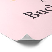 Poster Pjs et Prosecco Spa rose Bachelorette Party (Coin)