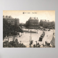Place Darcy, Dijon, France Vintage
