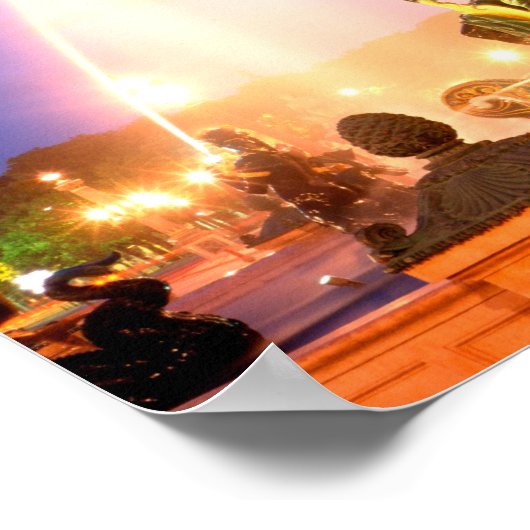 Poster Place de la Concorde, Paris (Coin)